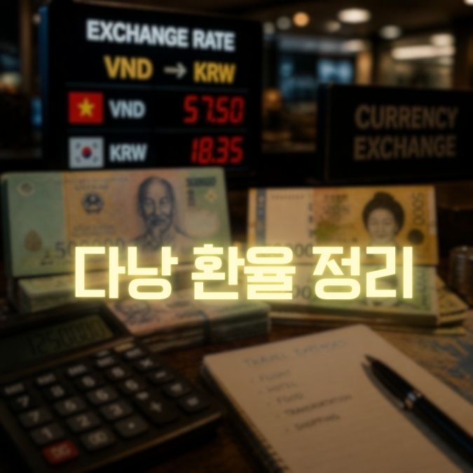 다낭 환율 정리 메인